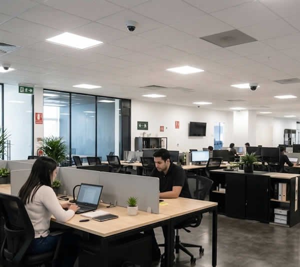 Videovigilancia en oficina